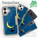 【Compos-Case】三日月とツキノワグマ(wakat)