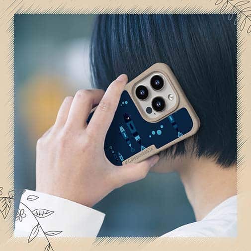 【Compos-Case】【釣りざんまい】レトロフィッシュ_ダーク