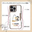 【Compos-Case】【釣りざんまい】ウトウトアングラー_ホワイト