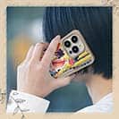 【Compos-Case】赤ワイン　大漁旗スマホケース　アマダイ