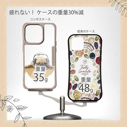 【Compos-Case】パグだってNo Music