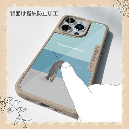 【Compos-Case】【FISH MAN】クマさんもフィッシング No3