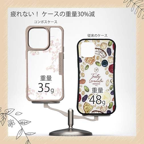 【Compos-Case】ハナミズキ（クリア）