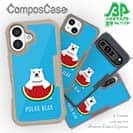 【Compos-Case】シロクマさんとスイカ(wakat)