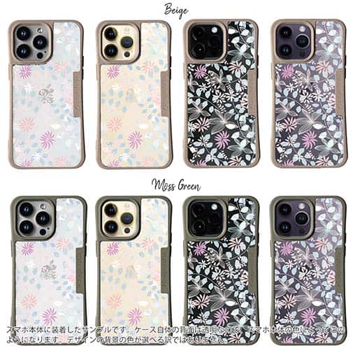 【Compos-Case】春花＆夏花 ピンク＆ブルー