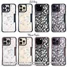 【Compos-Case】春花＆夏花 ブルー＆ベージュ