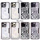 【Compos-Case】春花＆夏花 パープル＆ライトブルー