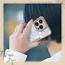 【Compos-Case】春花＆夏花 パープル＆ライトブルー