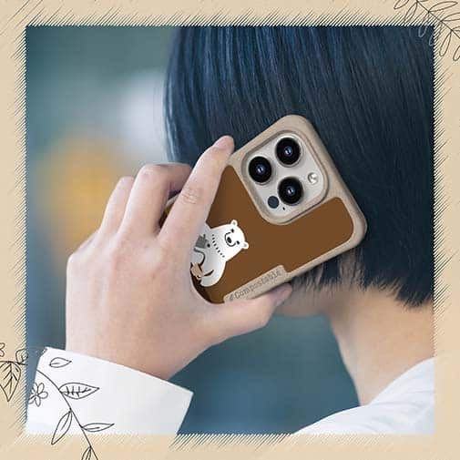 【Compos-Case】コーヒー注ぐシロクマさん(wakat)