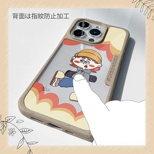 【Pariko】【Compos-Case】スケーターの女の子 アメコミ