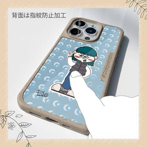 【Pariko】【Compos-Case】ダウンベストの女の子 アメコミ