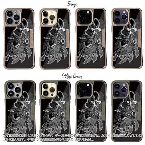 【Compos-Case】【彫姫】羽衣天女　和彫りデザイン