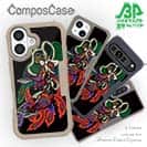 【Compos-Case】【彫姫】羽衣天女（カラー）　和彫りデザイン