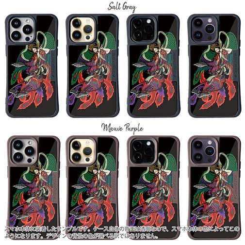 【Compos-Case】【彫姫】羽衣天女（カラー）　和彫りデザイン