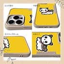 【Compos-Case】【彫姫】TATTOO HURTS 猫（イエロー）　和彫りデザイン