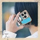 【Compos-Case】【彫姫】TATTOO HURTS 猫（ライトブルー）　和彫りデザイン