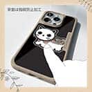 【Compos-Case】【彫姫】TATTOO HURTS 猫（ブラック）　和彫りデザイン