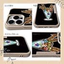 【Compos-Case】【彫姫】ドクロパフェ？（ブラック）　和彫りデザイン