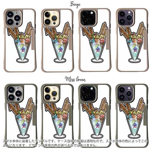 【Compos-Case】【彫姫】ドクロパフェ？（ホワイト）　和彫りデザイン