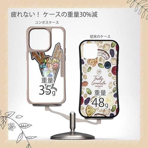 【Compos-Case】【彫姫】ドクロパフェ？（ホワイト）　和彫りデザイン