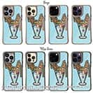 【Compos-Case】【彫姫】ドクロパフェ？（ライトブルー）　和彫りデザイン