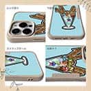 【Compos-Case】【彫姫】ドクロパフェ？（ライトブルー）　和彫りデザイン