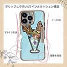 【Compos-Case】【彫姫】ドクロパフェ？（ライトブルー）　和彫りデザイン