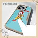 【Compos-Case】【彫姫】I'm lovin'it（ライトブルー）　和彫りデザイン