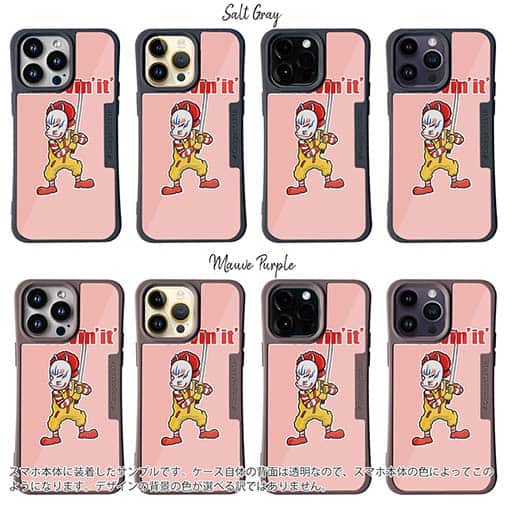 【Compos-Case】【彫姫】I'm lovin'it（ピンク）　和彫りデザイン