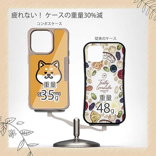 【Compos-Case】【ワカボンド】WAKAMAKAシリーズ 柴犬のシバアカ