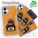 【Compos-Case】【ワカボンド】WAKAMAKAシリーズ アフロくんとハンバーガーペロリ