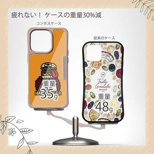 【Compos-Case】【ワカボンド】WAKAMAKAシリーズ アフロくんとハンバーガーペロリ