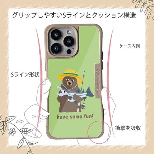 【Compos-Case】【釣りざんまい】クマさんサケ釣りを楽しむ