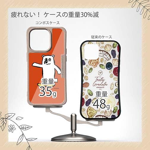 【Compos-Case】【ワカボンド】WAKAMAKAシリーズ シロクマスケボー