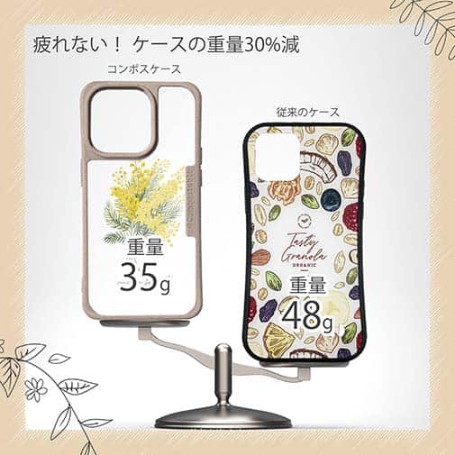 【Compos-Case】プランツデザイン ミモザのブーケ