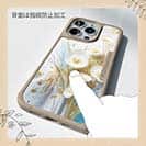 【Compos-Case】オイルペイント  ゴールドフラワー