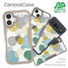 【Compos-Case】北欧デザイン 色とりどりの花