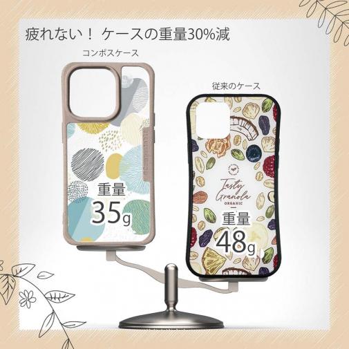 【Compos-Case】北欧デザイン 色とりどりの花