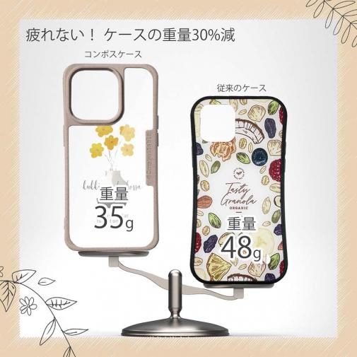 【Compos-Case】北欧デザイン 黄色い花