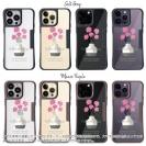 【Compos-Case】北欧デザイン ピンクの花