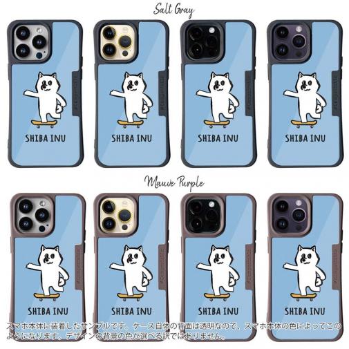 【Compos-Case】【ワカボンド】WAKAMAKAシリーズ 柴犬スケボー_白柴