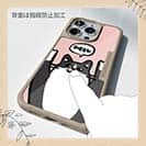 【Compos-Case】ワーイなネコ_ハチワレ猫(wakat)