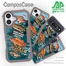 【Compos-Case】【FISH MAN】ハードロックフィッシュゲーム ブルー No1