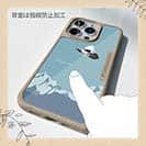 【Compos-Case】【FISH MAN】山シリーズ「雷鳥／冬のオス　雪山飛翔」