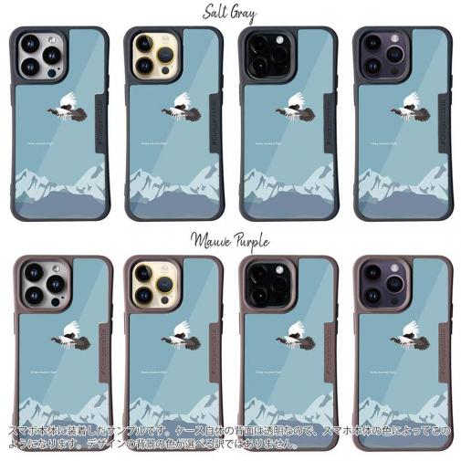 【Compos-Case】【FISH MAN】山シリーズ「雷鳥／冬のオス　雪山飛翔」