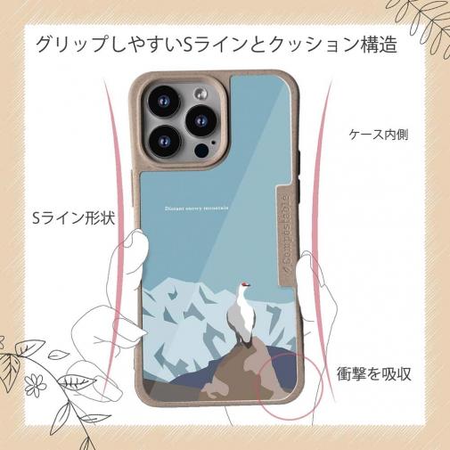 【Compos-Case】【FISH MAN】山シリーズ「雷鳥／冬のオス　遠き雪山」