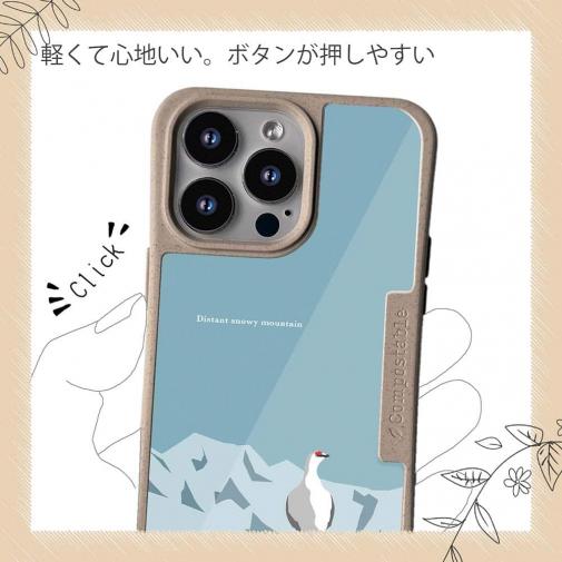 【Compos-Case】【FISH MAN】山シリーズ「雷鳥／冬のオス　遠き雪山」