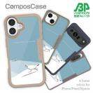 【Compos-Case】【FISH MAN】山シリーズ「雷鳥／冬のオス　雪原ダッシュ！」