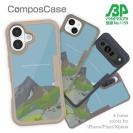 【Compos-Case】【FISH MAN】山シリーズ「雷鳥／夏親子」