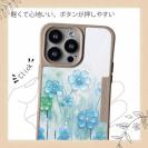 【Compos-Case】プラスチックフラワー ブルーNo1